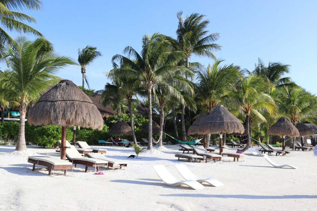 Beach at Resort in Isla Holbox, Mexico