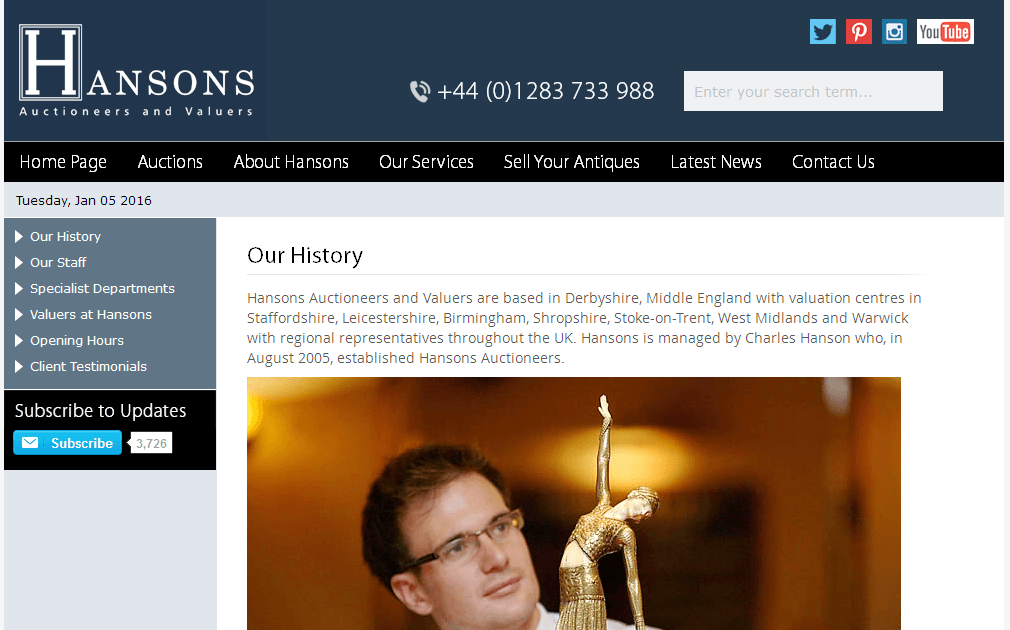 Best Online Auction Sites 104 online-auctions-websites-Hansons-auctioneers