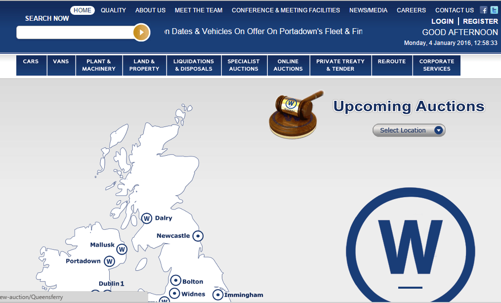 Best Online Auction Sites 65 Wilsons Auctions Homepage