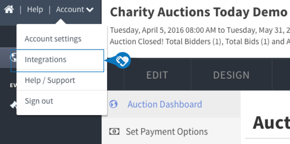 Kindful CharityAuctionsToday Integration4