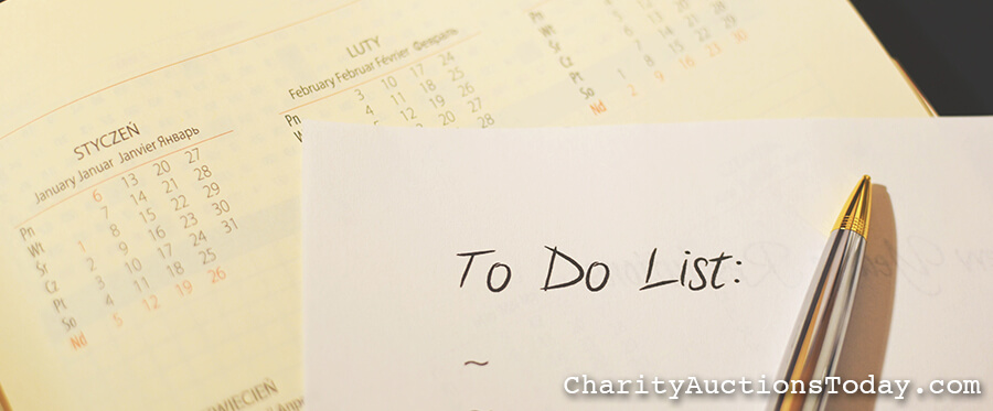How to Run a Great Silent Auction Fundraiser 7 how-to-run-a-silent-auction-make-a-checklist
