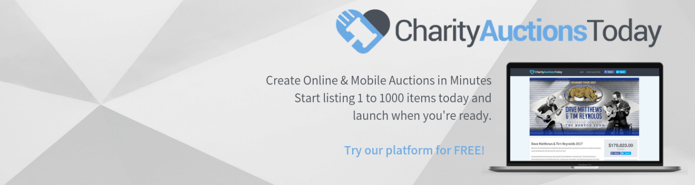 charity auctions today
