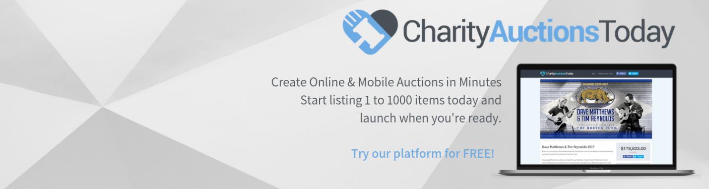 charity auctions today software