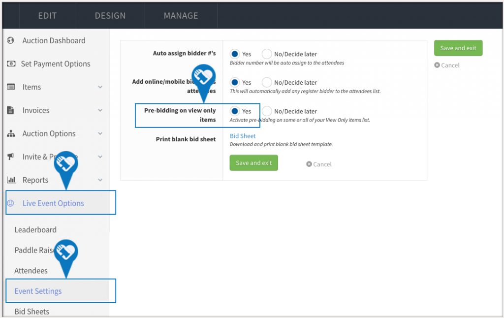 Activate Pre Bidding and Generate Bid andor Display Sheets2