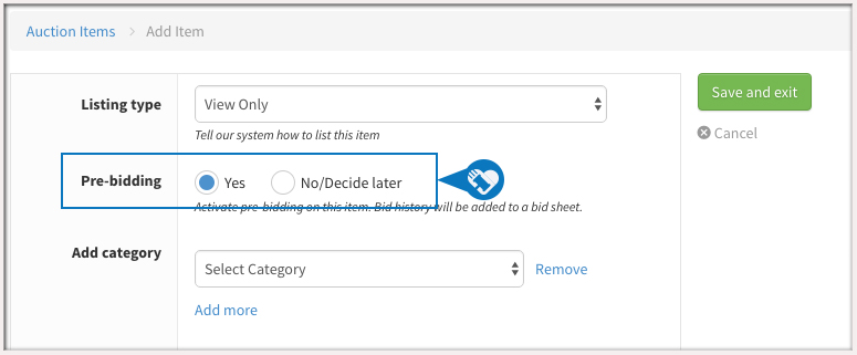 Activate Pre Bidding and Generate Bid andor Display Sheets3