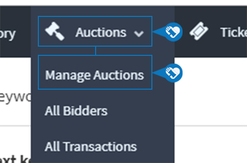 Change or edit auction start and end times