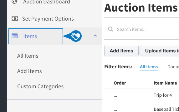 How do I add Donor Information to an item3