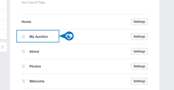How to add my auction to a Facebook Page12