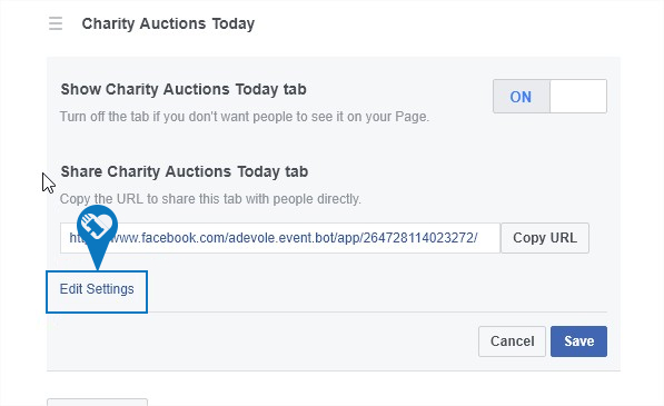 How to add my auction to a Facebook Page9