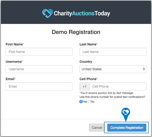 Live Mobile Auction Registration Kiosk Setup 4 Live Mobile Auction Registration Kiosk Setup4