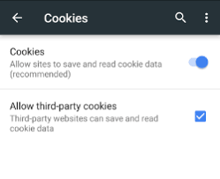 How to Enable Cookies on your Mobile Device 2