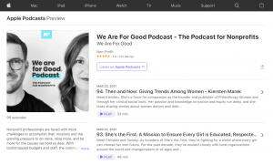 fundraising-ideas-best-fundraising-podcasts-we-are-for-good-site