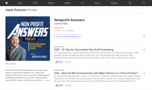 best-fundraising-podcasts-fundraising-ideas-jeremy-reis