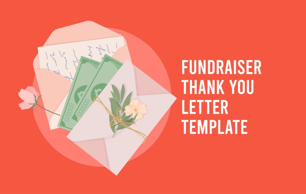 fundraiser thank you letter template icon