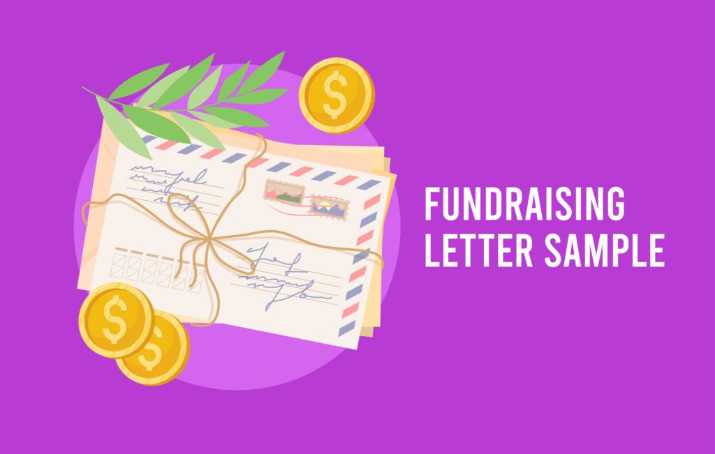 fundraising letter sample icon