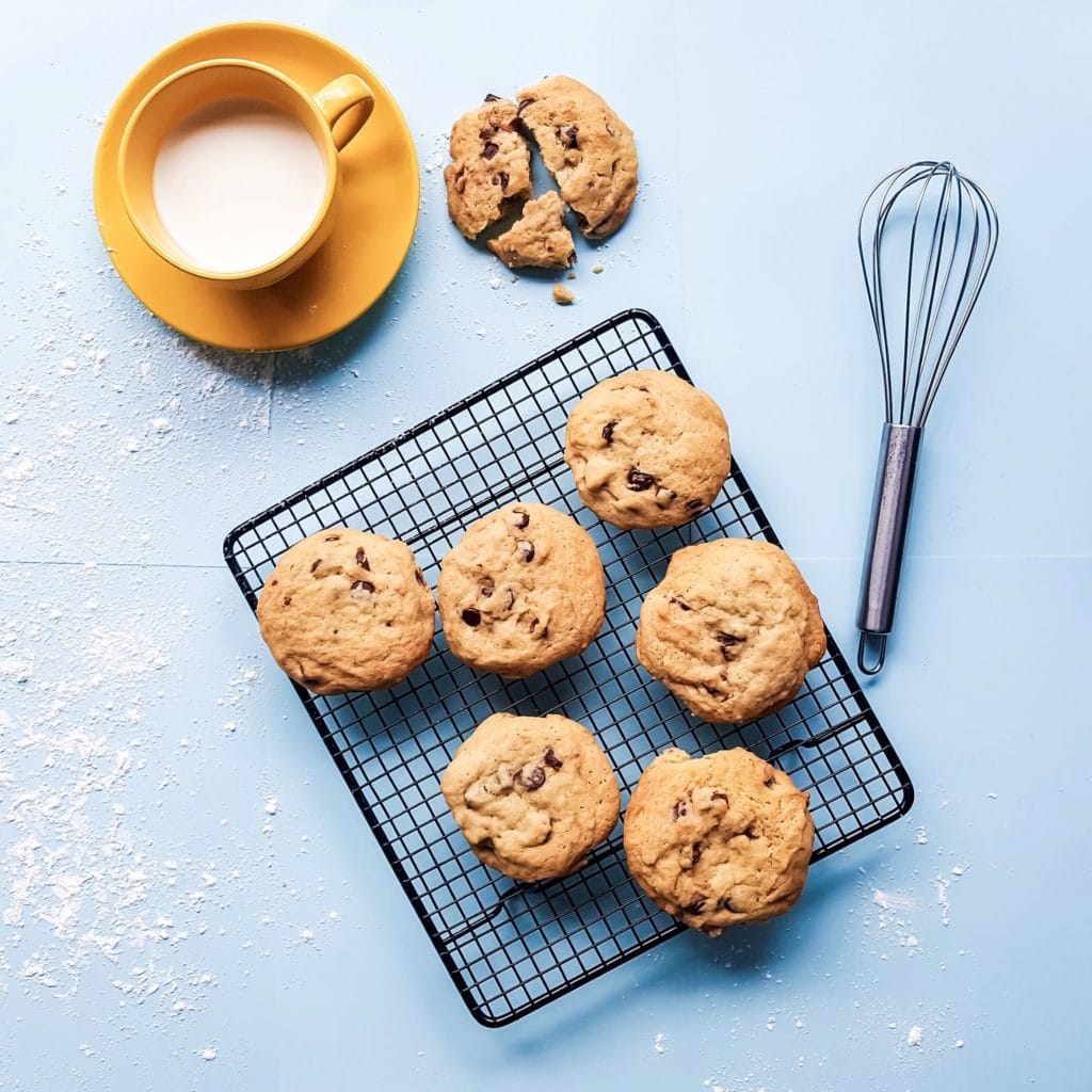 cookies on a cooling rack