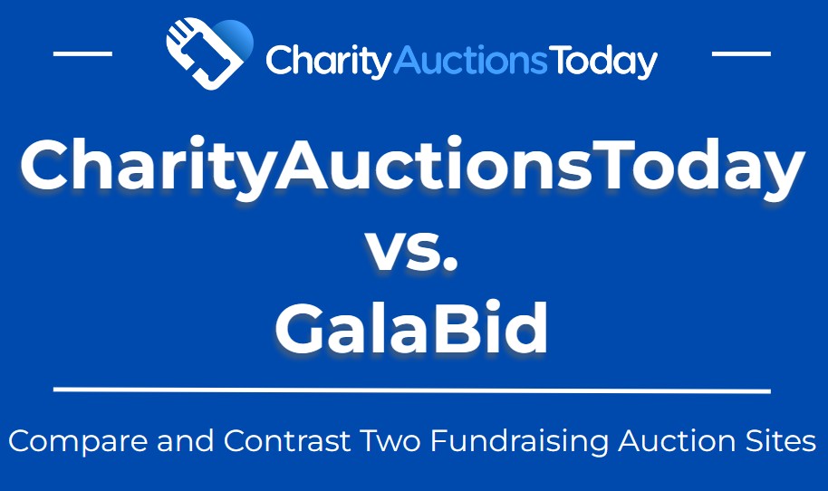 CharityAuctionsToday vs GalaBid title card