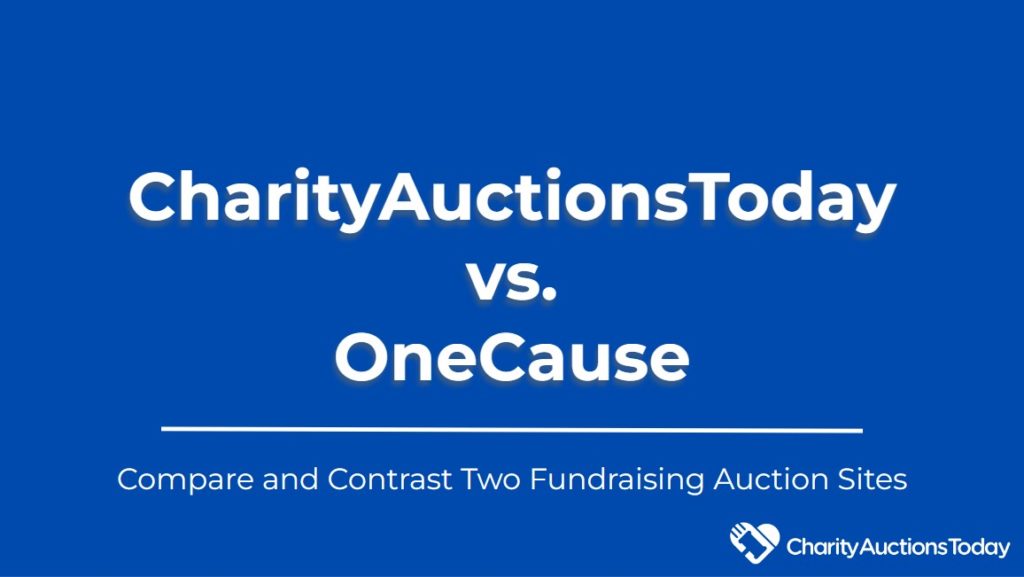 CharityAuctionsToday vs. OneCause