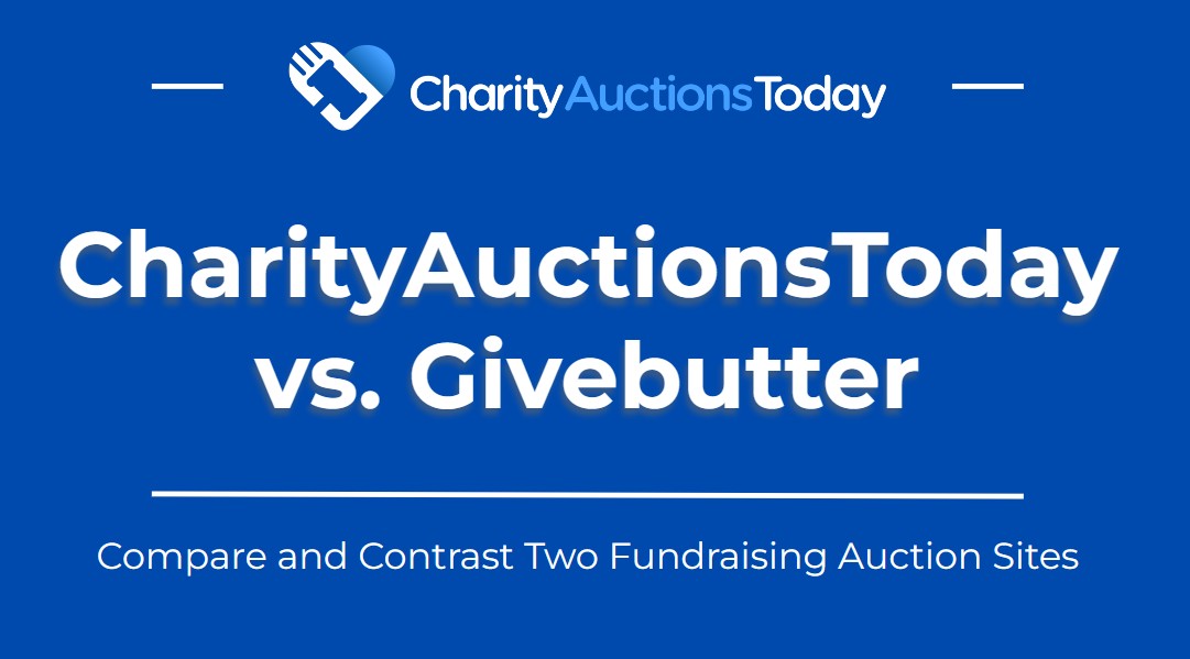 CharityAuctionsToday vs Givebutter title card
