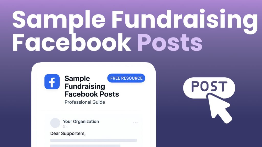 Fundraing facebook