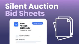 Bid sheets