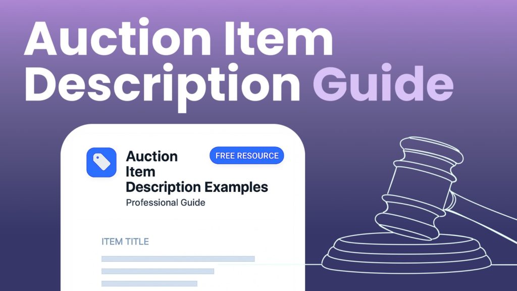 Cover Letter 8 new auction