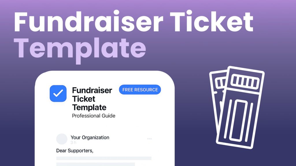 fundraise ticket